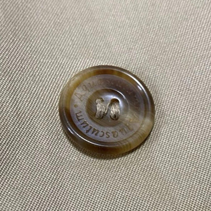 Aquascutum Trench Coat Club Check FREE SIZE Beige Authentic
