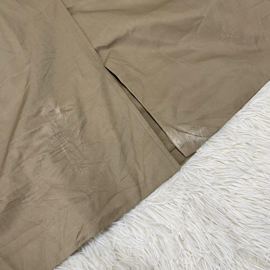 Aquascutum Trench Coat Club Check FREE SIZE Beige Authentic