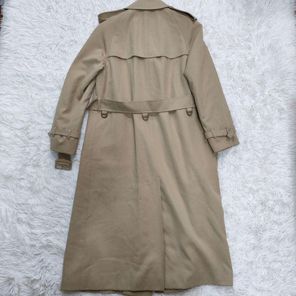 Aquascutum Trench Coat Asian fit M US size S Beige Authentic