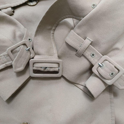 Aquascutum Trench Coat Asian fit M US size S Beige Authentic