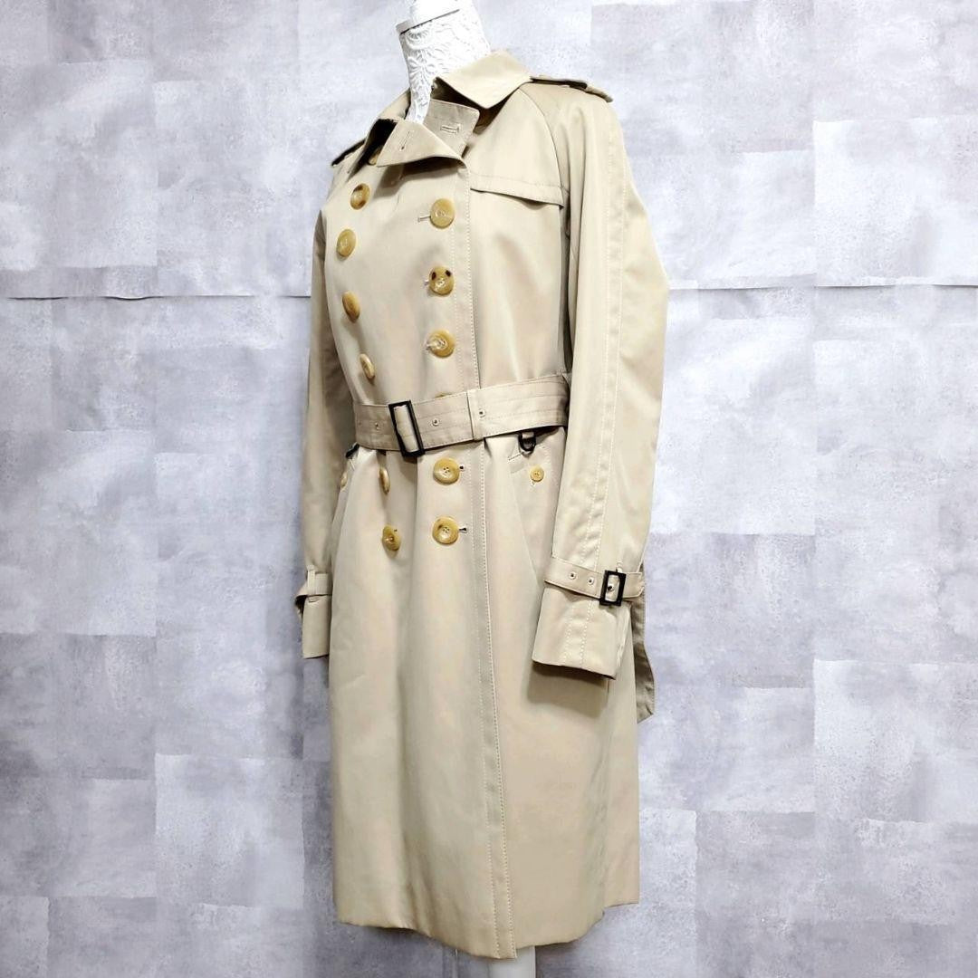 Aquascutum Trench Coat Asian fit M US size S Beige Authentic