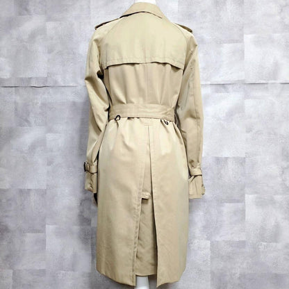 Aquascutum Trench Coat Asian fit M US size S Beige Authentic