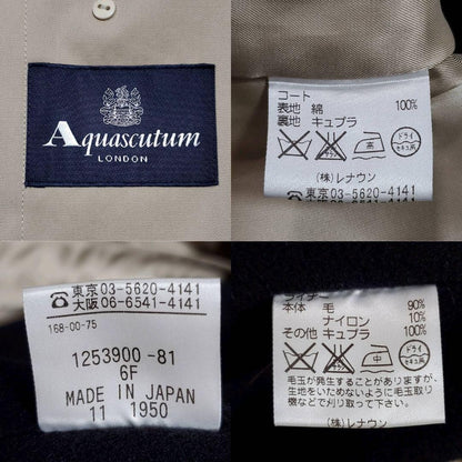 Aquascutum Trench Coat Asian fit M US size S Beige Authentic
