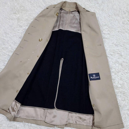 Aquascutum Trench Coat Asian fit M US size S Beige Authentic