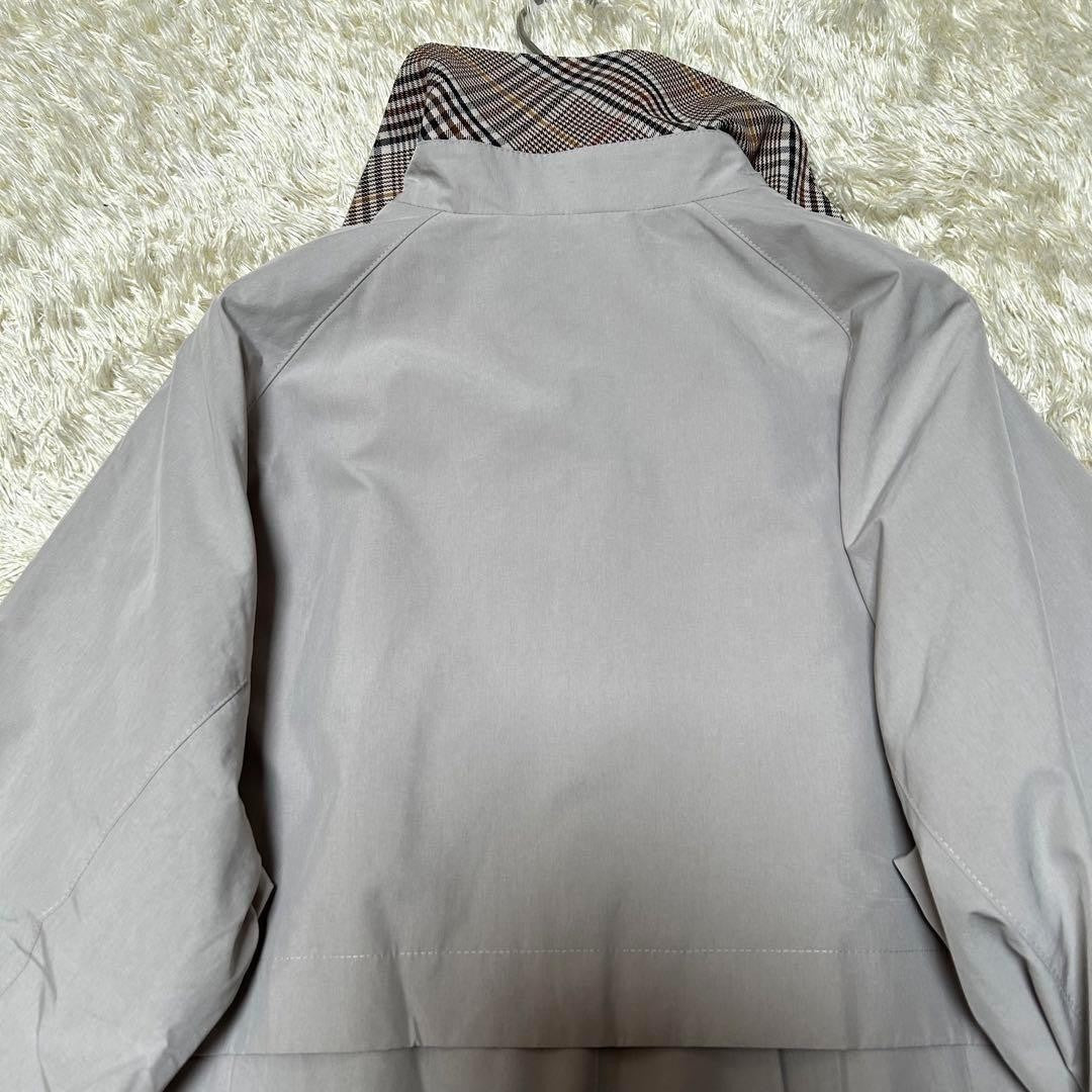 Aquascutum Trench Coat Club Check Asian fit L US size M Beige Authentic