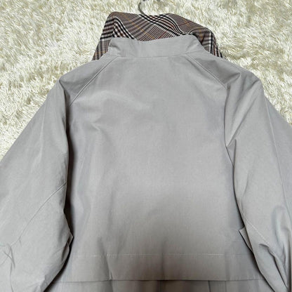 Aquascutum Trench Coat Club Check Asian fit L US size M Beige Authentic