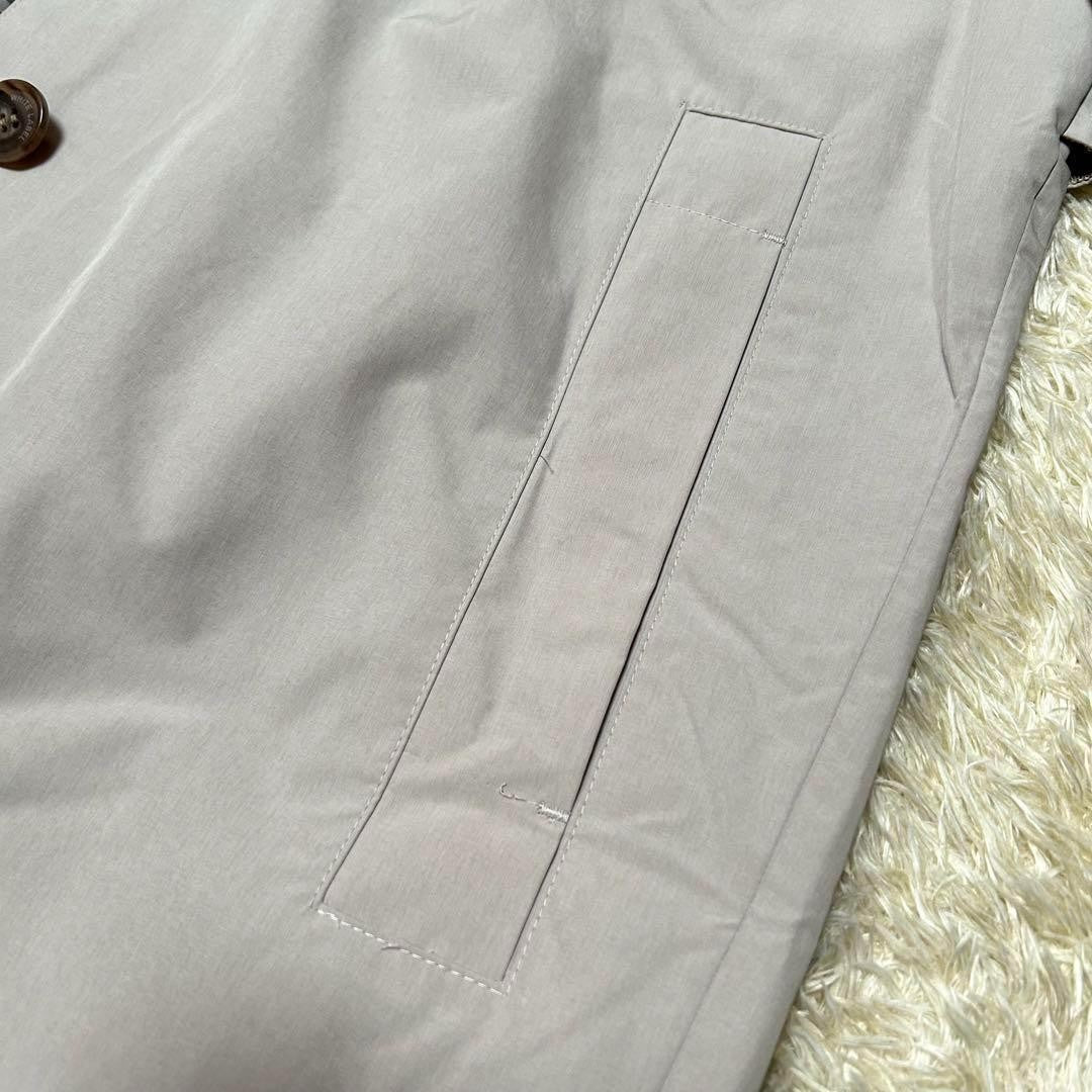 Aquascutum Trench Coat Club Check Asian fit L US size M Beige Authentic