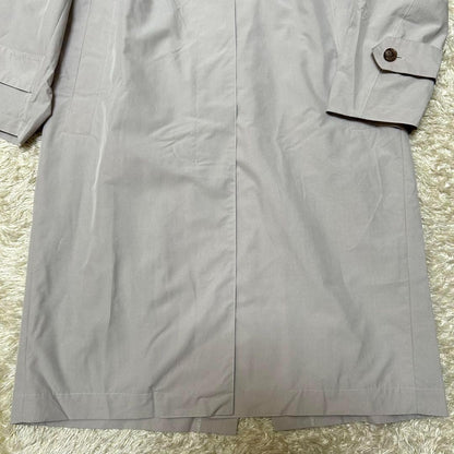 Aquascutum Trench Coat Club Check Asian fit L US size M Beige Authentic
