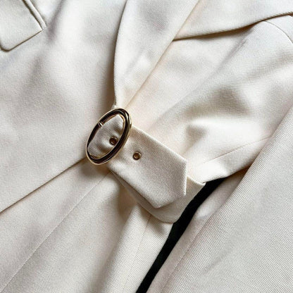 Christian Dior Tailored Jacket Asian fit L US size M Cream Authentic