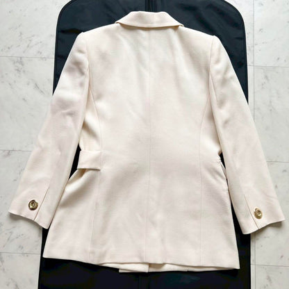 Christian Dior Tailored Jacket Asian fit L US size M Cream Authentic