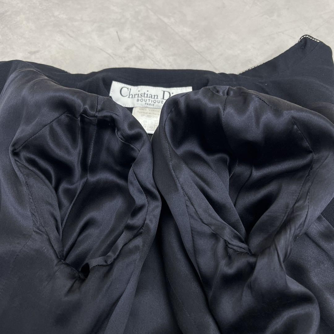 Christian Dior by John Galliano Jacket Asian fit XL 42 US size L Dark Navy Auth