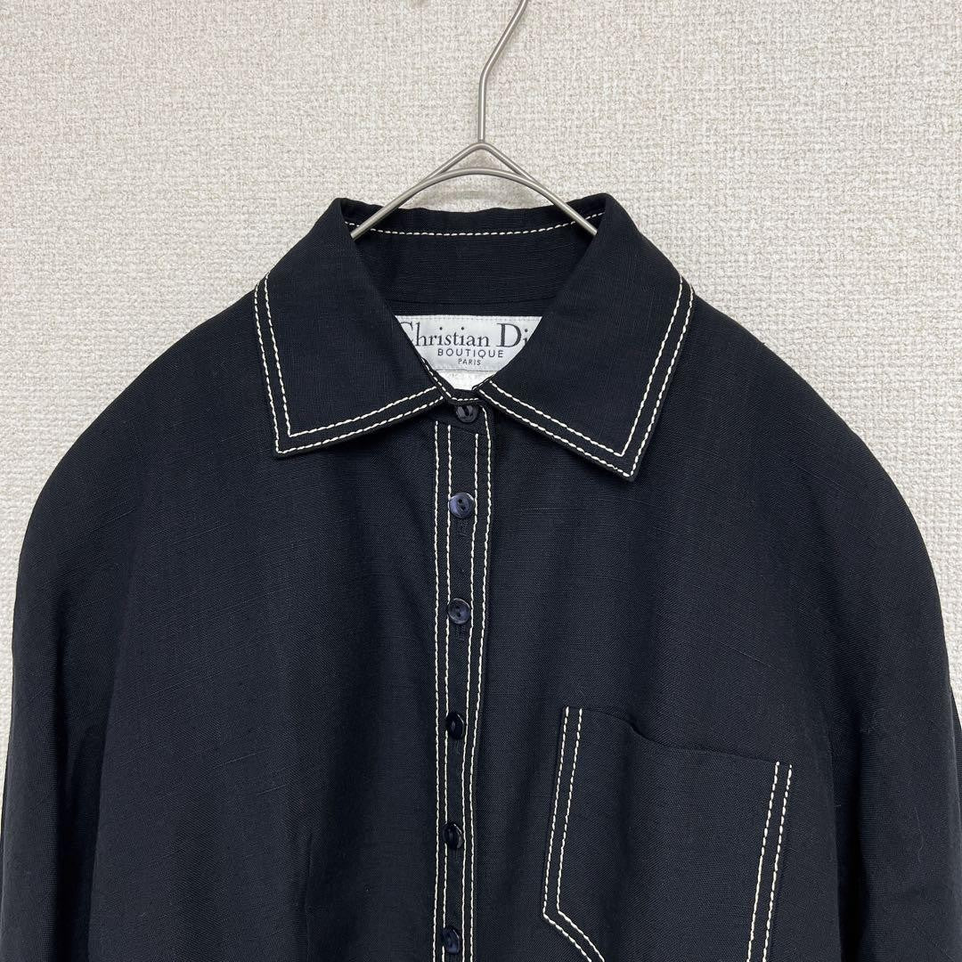 Christian Dior by John Galliano Jacket Asian fit XL 42 US size L Dark Navy Auth