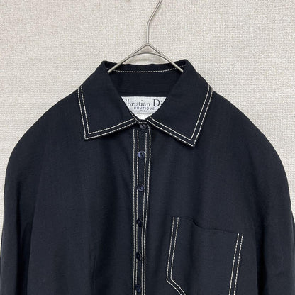 Christian Dior by John Galliano Jacket Asian fit XL 42 US size L Dark Navy Auth