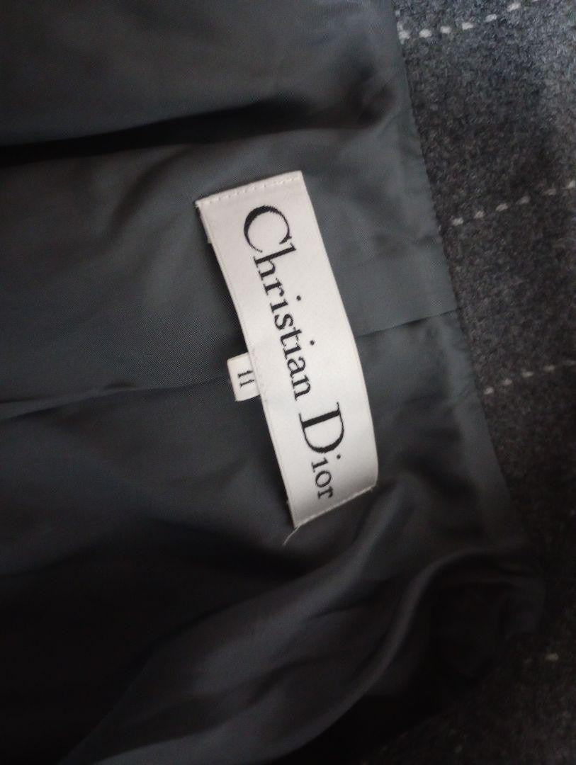 Christian Dior Tailored Jacket Asian fit L US size M Gray Authentic