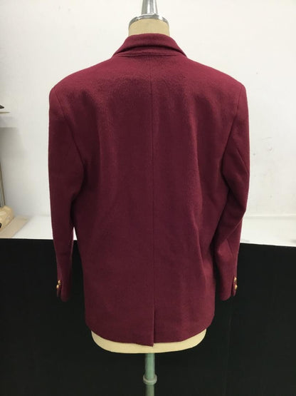 Christian Dior Tailored Jacket Asian fit M US size S Wine Red Authentic