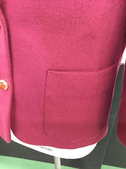 Christian Dior Tailored Jacket Asian fit M US size S Wine Red Authentic
