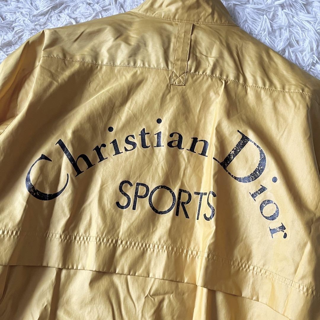 Christian Dior Sports Blouson Asian fit M US size S Yellow Authentic