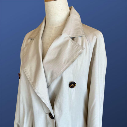 Christian Dior Trench Coat Asian fit M US size S Light Beige Authentic