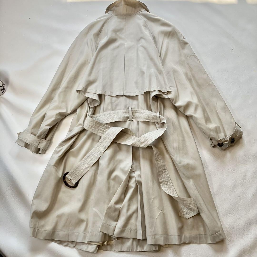Christian Dior Trench Coat Asian fit M US size S Light Beige Authentic