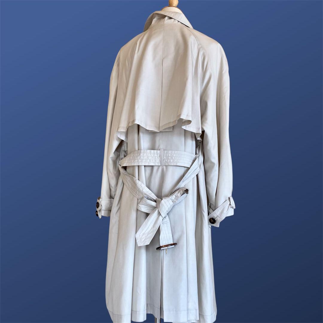 Christian Dior Trench Coat Asian fit M US size S Light Beige Authentic