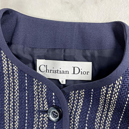 Christian Dior Jacket Asian fit M US size S Navy Authentic
