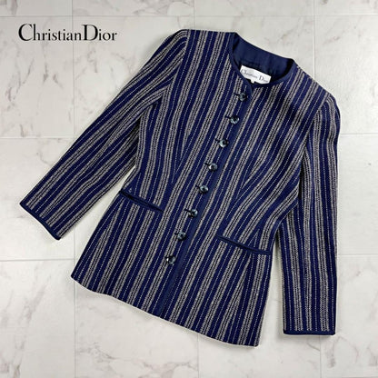 Christian Dior Jacket Asian fit M US size S Navy Authentic