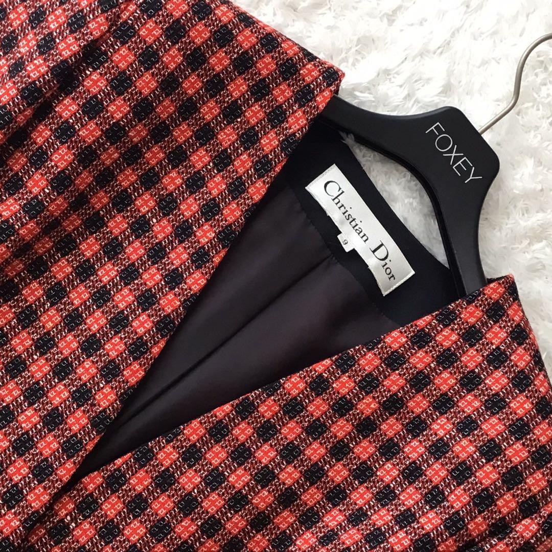 Christian Dior Jacket Asian fit L US size M Red Black Authentic