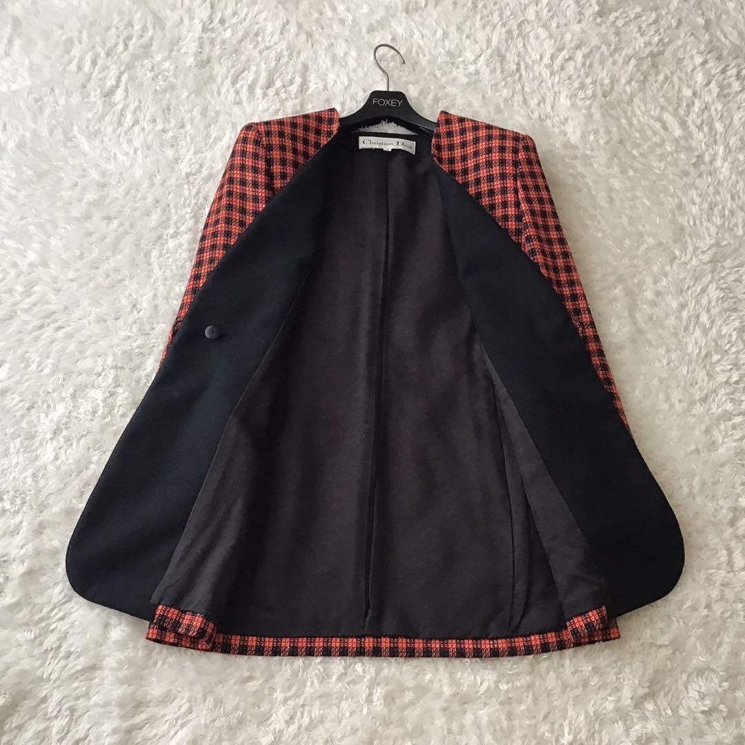 Christian Dior Jacket Asian fit L US size M Red Black Authentic