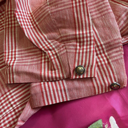 Christian Dior Tailored Jacket Asian fit M US size S Red Authentic