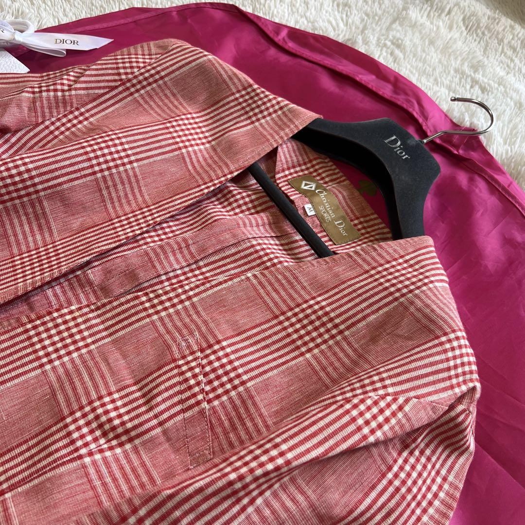 Christian Dior Tailored Jacket Asian fit M US size S Red Authentic
