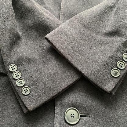Christian Dior Long Coat Asian fit L US size M Black Authentic