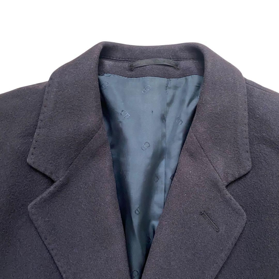 Christian Dior Long Coat Asian fit L US size M Black Authentic