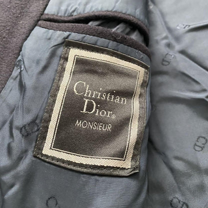Christian Dior Long Coat Asian fit L US size M Black Authentic