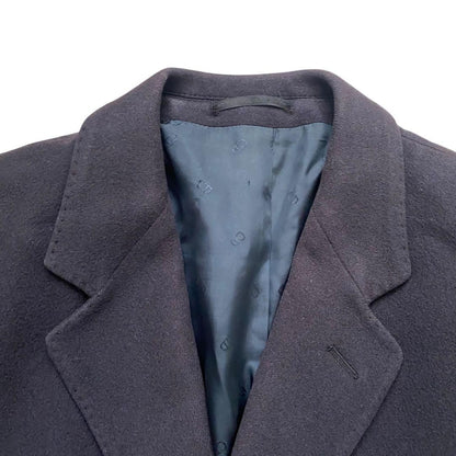 Christian Dior Long Coat Asian fit L US size M Black Authentic