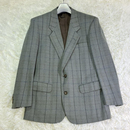 Christian Dior MONSIEUR Tailored Jacket Asian fit L US size M Gray Blue Auth