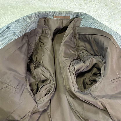 Christian Dior MONSIEUR Tailored Jacket Asian fit L US size M Gray Blue Auth