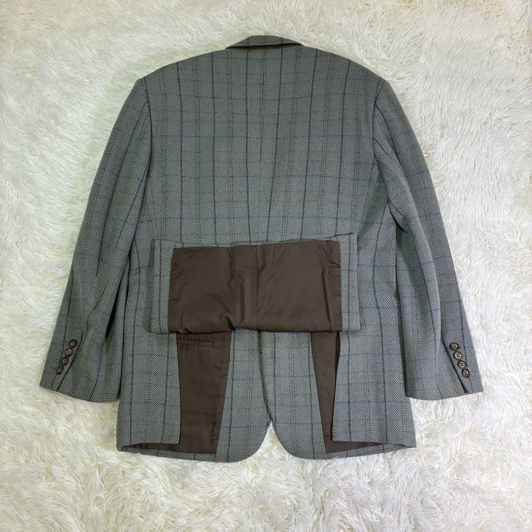 Christian Dior MONSIEUR Tailored Jacket Asian fit L US size M Gray Blue Auth