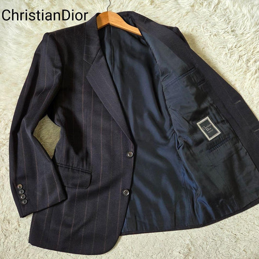 Christian Dior Tailored Jacket Asian fit L US size M Dark Navy Authentic
