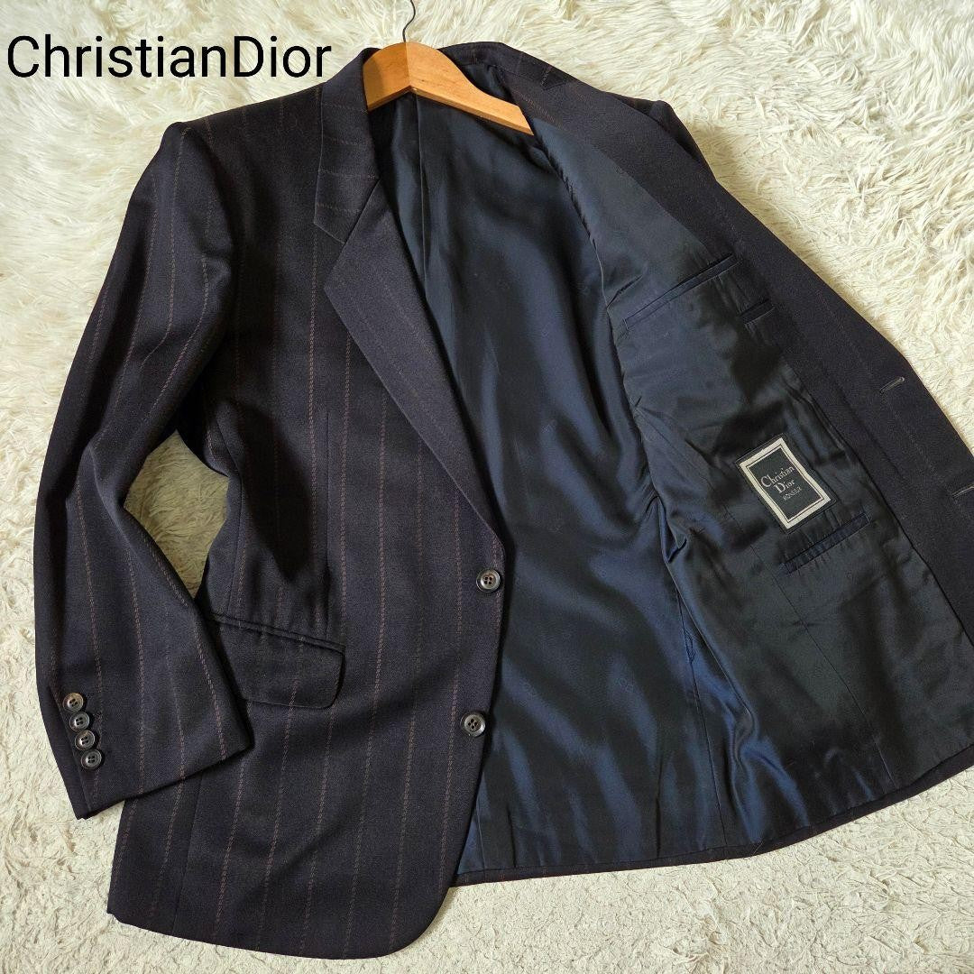 Christian Dior Tailored Jacket Asian fit L US size M Dark Navy Authentic