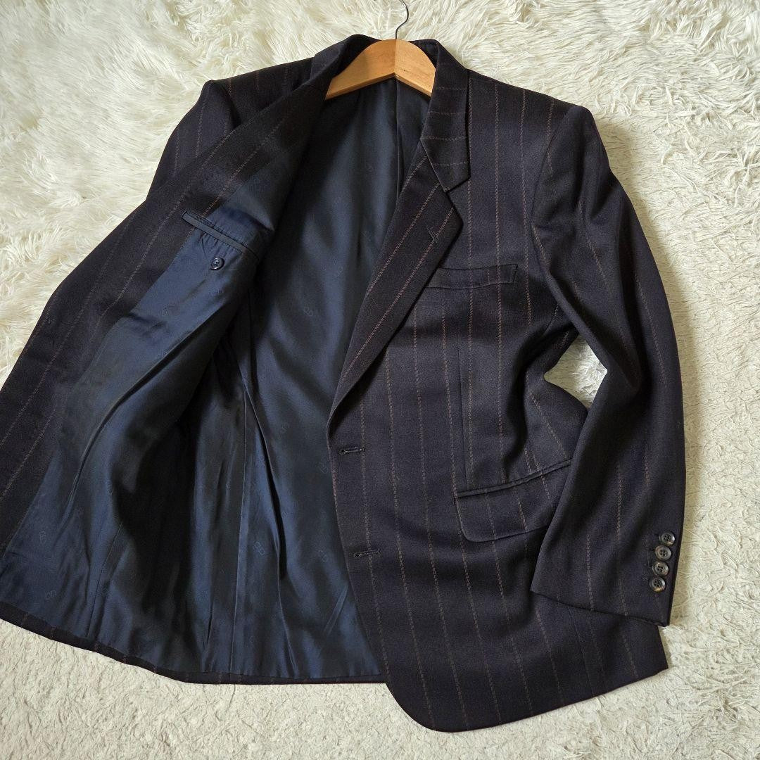 Christian Dior Tailored Jacket Asian fit L US size M Dark Navy Authentic