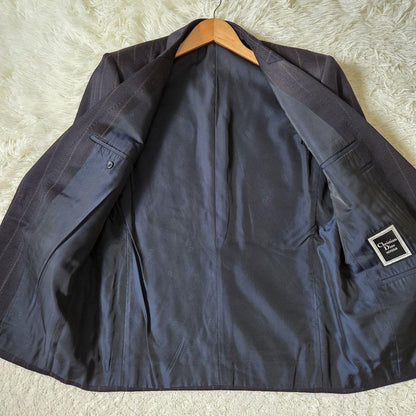 Christian Dior Tailored Jacket Asian fit L US size M Dark Navy Authentic