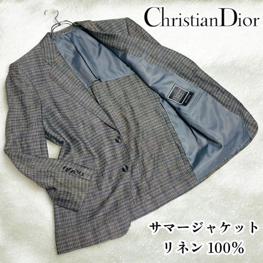 Christian Dior MONSIEUR Tailored Jacket Asian fit M US size S Gray Authentic
