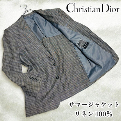 Christian Dior MONSIEUR Tailored Jacket Asian fit M US size S Gray Authentic