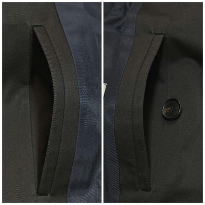 Dior Homme Trench Coat Asian fit M US size S Black Authentic