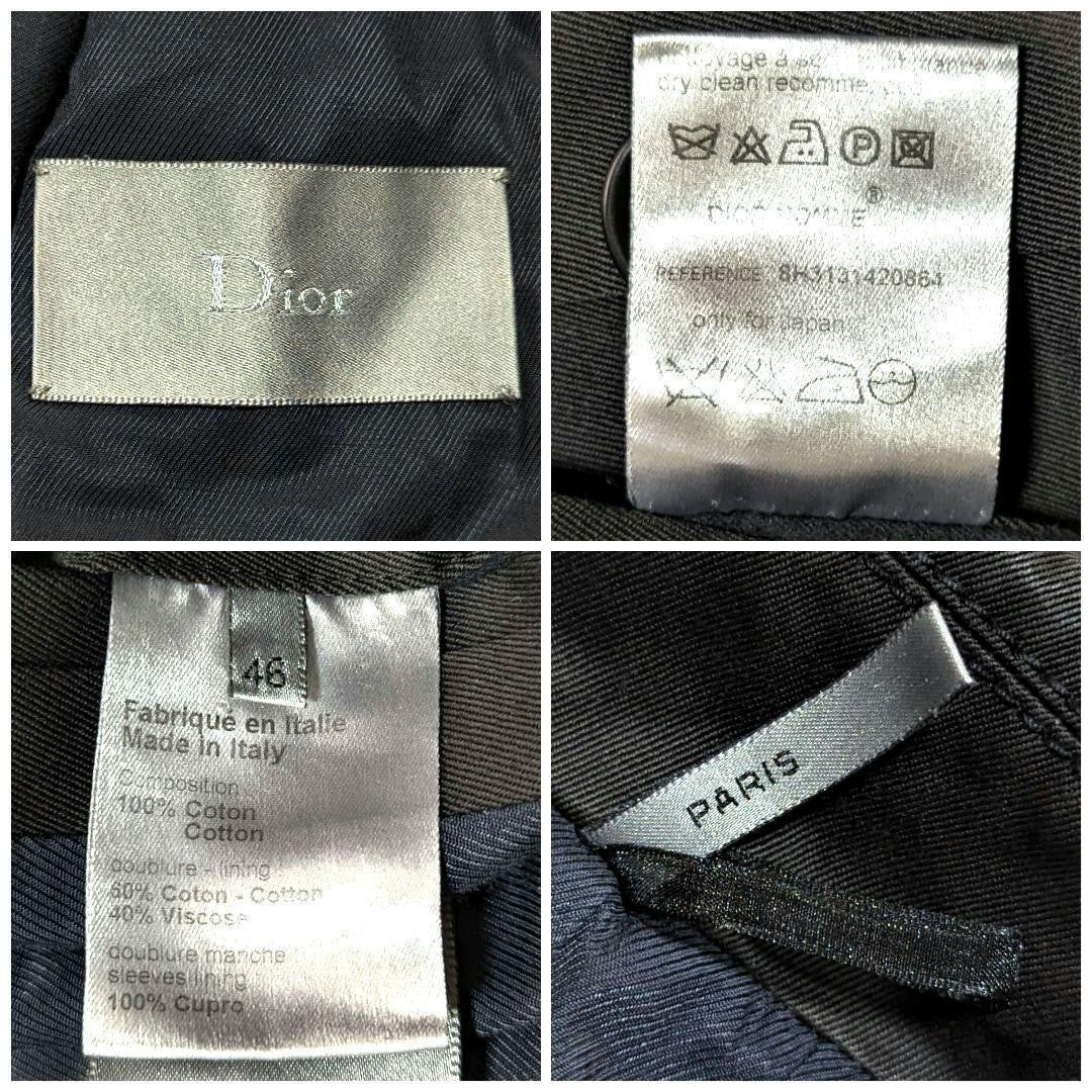 Dior Homme Trench Coat Asian fit M US size S Black Authentic