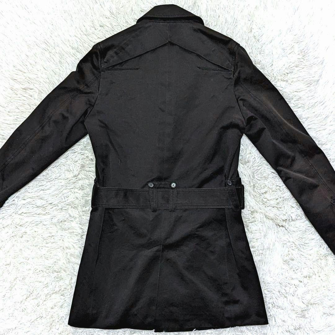 Dior Homme Trench Coat Asian fit M US size S Black Authentic