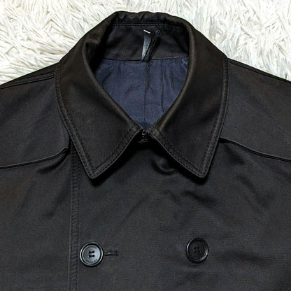 Dior Homme Trench Coat Asian fit M US size S Black Authentic