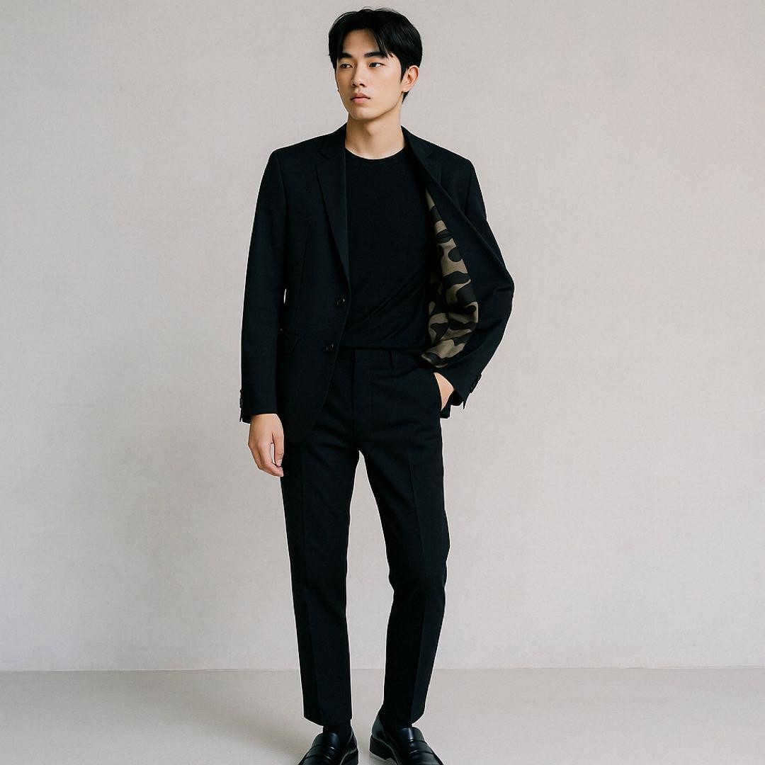 Dior Homme Tailored Jacket Asian fit S US size XS Black Authentic