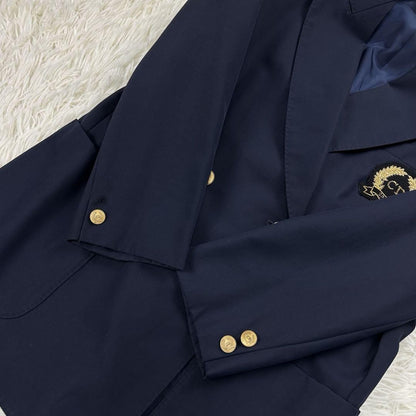 Christian Dior Tailored Jacket Asian fit S US size XS Navy Authentic