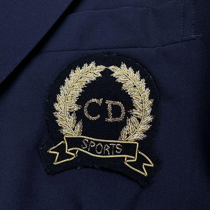 Christian Dior Tailored Jacket Asian fit S US size XS Navy Authentic